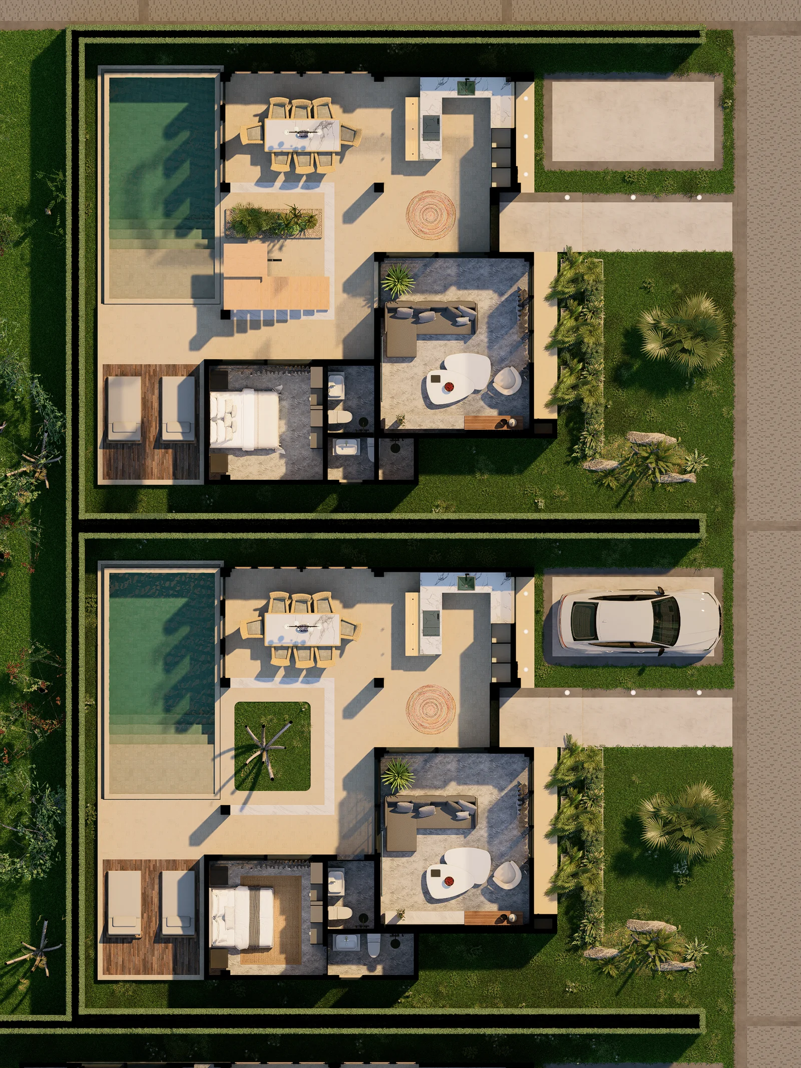 Villa tipo 2 · Planta