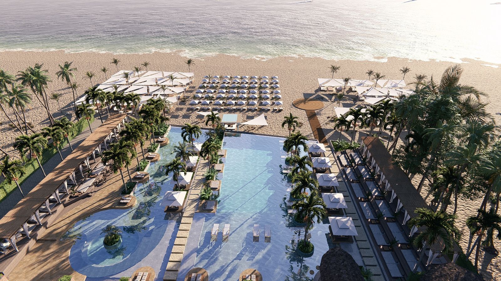 Club de playa · vista aérea · Kapari