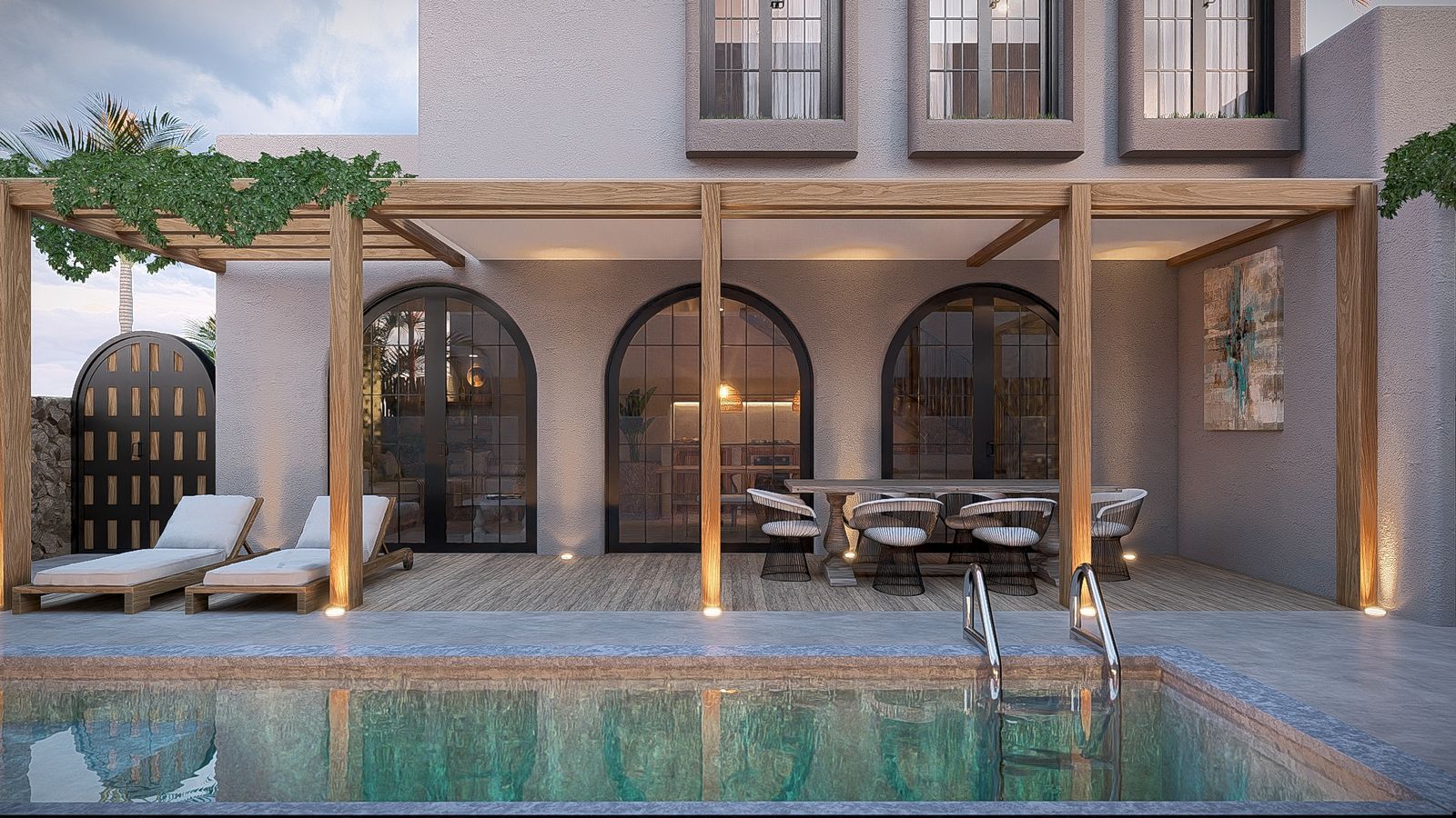 Casa tipo 2 · Piscina