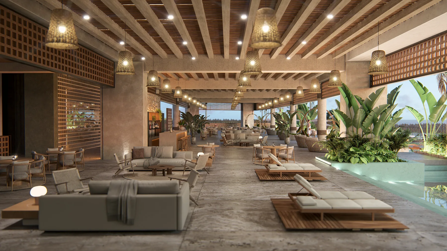 Salón social · Szenza